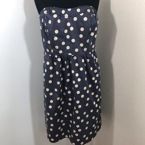 *NWT* The Limited polka dot strapless dress. Sz 14